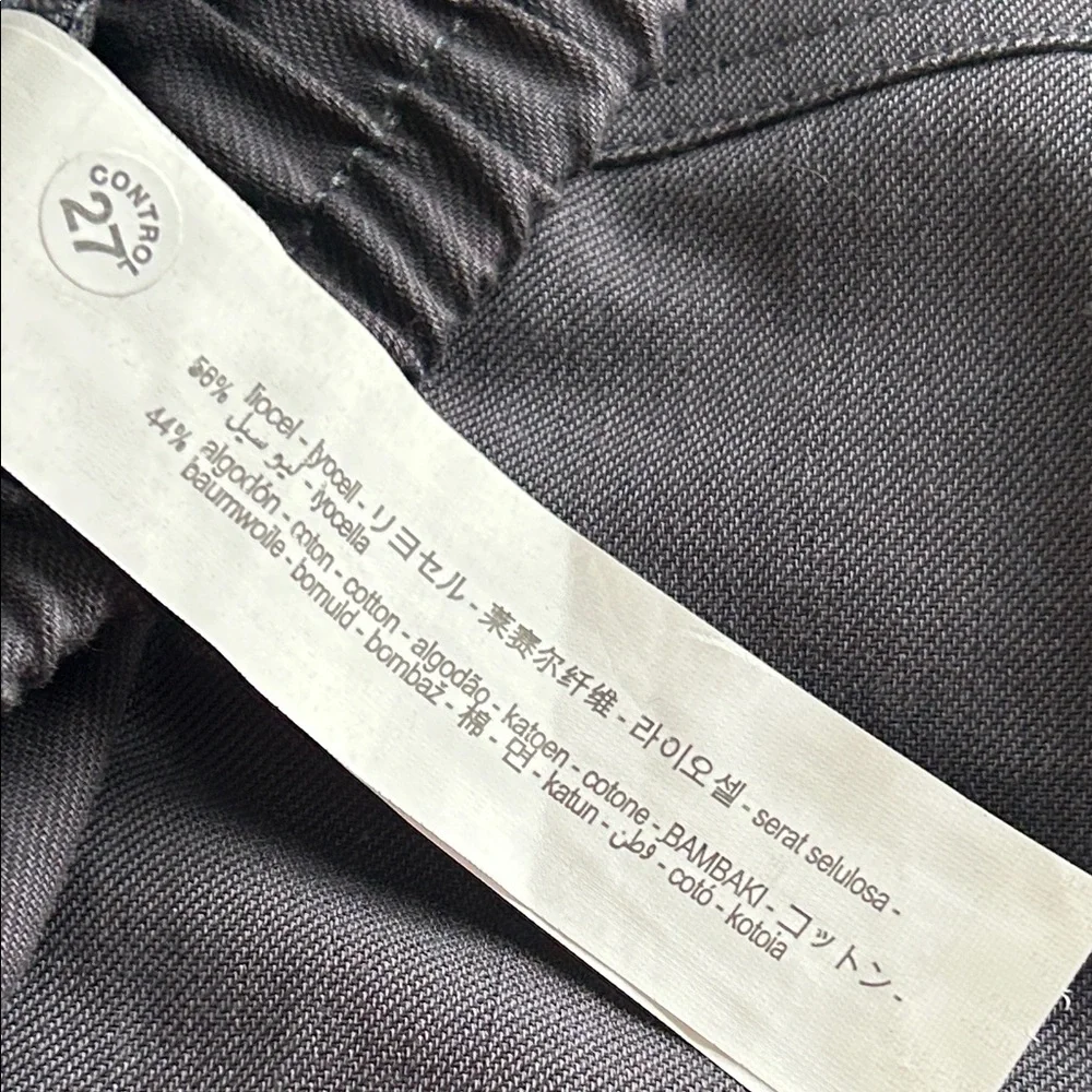 *NEW* ZARA Gray Cargo Pants with Elastic Waistband